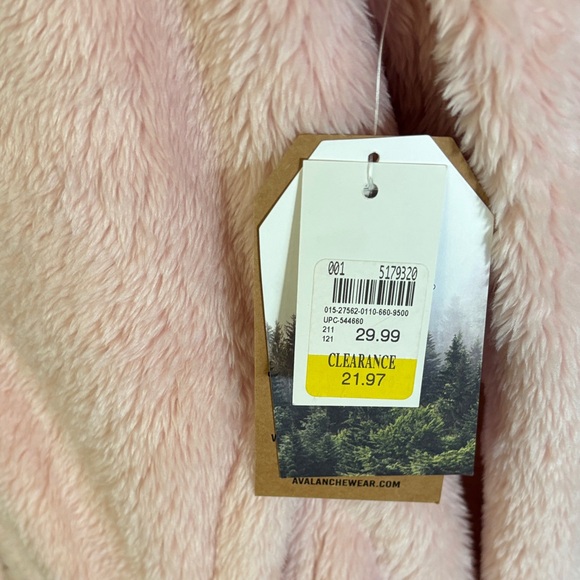 NWT Avalanche Soft Pink Teddy Jacket - Picture 2 of 12